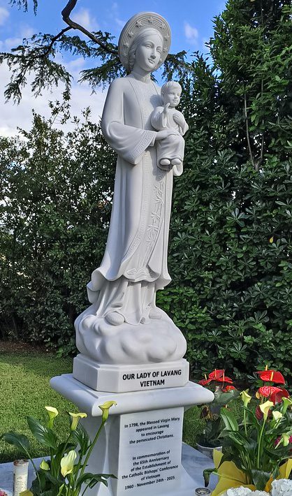 Our Lady of La Vang in the Vatican Gardens • Istituto Figlie di